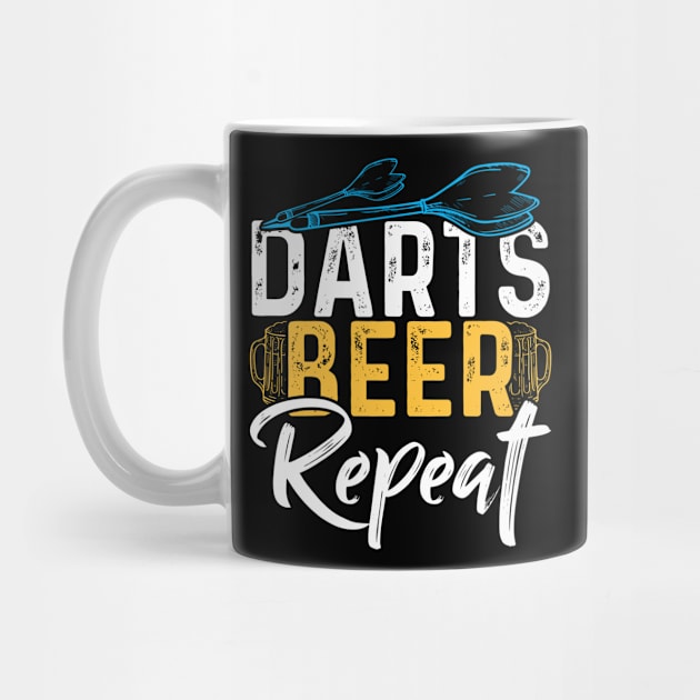 Darts Beer Repeat by Tee__Dot